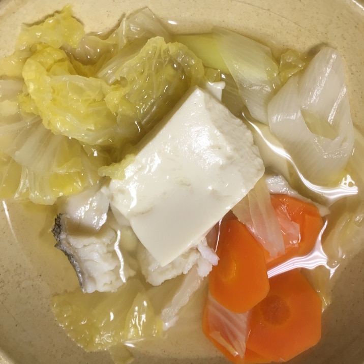 病人や子供でも食べやすい タラ鍋